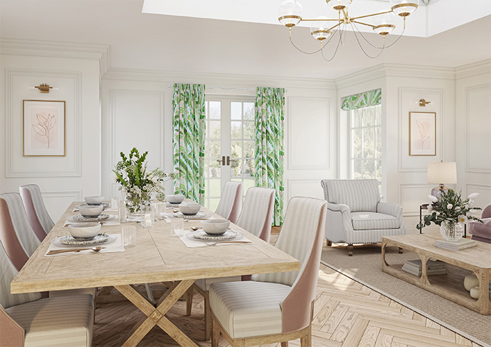 Rodeo Drive, Green Pink - Made To Measure Curtains - Image 8